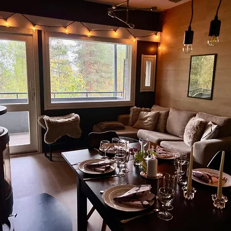 Aurora Lapland In, Forest View, 2 Bdr, Sauna, Terrace, Fireplace, Wifi, Pyhae-luosto National Park