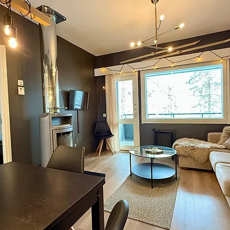 Διαμέρισμα Aurora Lapland In, Forest View, 2 Bdr, Sauna, Terrace, Fireplace, Wifi, Pyhae-luosto National Park