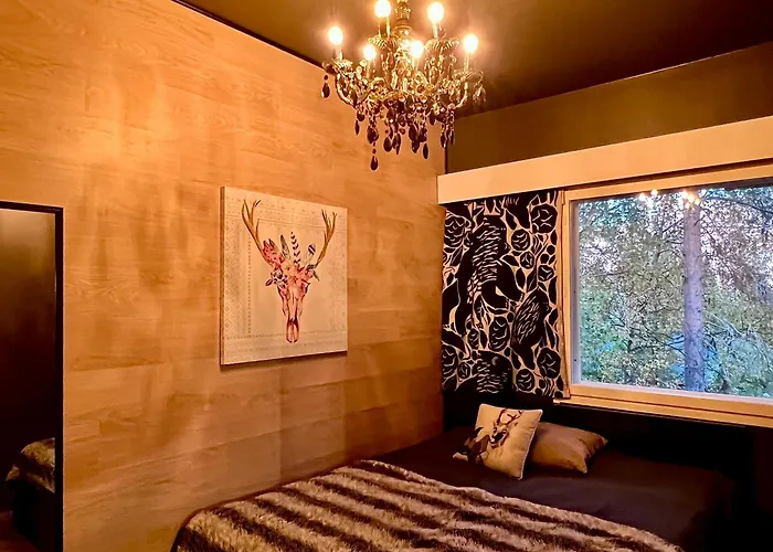 Aurora Lapland In, Forest View, 2 Bdr, Sauna, Terrace, Fireplace, Wifi, Pyhae-luosto National Park شقة