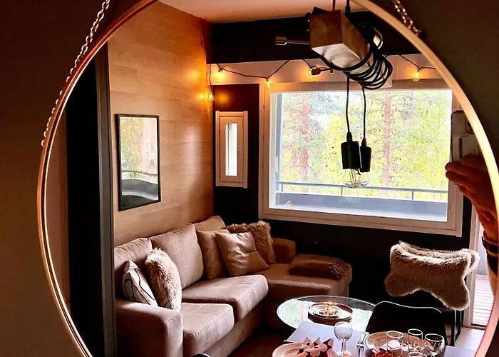 Aurora Lapland In, Forest View, 2 Bdr, Sauna, Terrace, Fireplace, Wifi, Pyhae-luosto National Park شقة Pyhätunturi