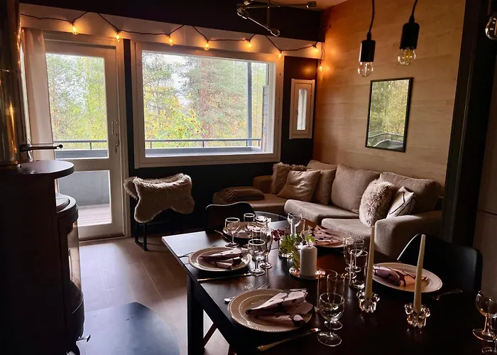 Aurora Lapland In, Forest View, 2 Bdr, Sauna, Terrace, Fireplace, Wifi, Pyhae-luosto National Park