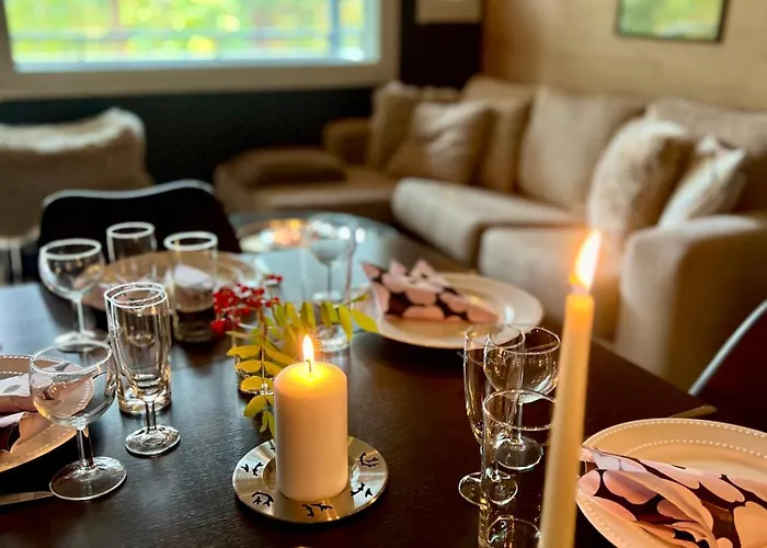 Aurora Lapland In, Forest View, 2 Bdr, Sauna, Terrace, Fireplace, Wifi, Pyhae-luosto National Park * Pyhätunturi