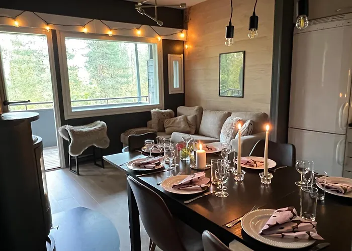 Aurora Lapland In, Forest View, 2 Bdr, Sauna, Terrace, Fireplace, Wifi, Pyhae-luosto National Park