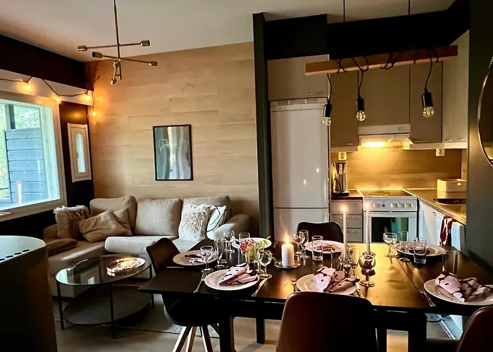 Aurora Lapland In, Forest View, 2 Bdr, Sauna, Terrace, Fireplace, Wifi, Pyhae-luosto National Park * Pyhätunturi