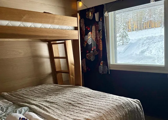 Aurora Lapland In, Forest View, 2 Bdr, Sauna, Terrace, Fireplace, Wifi, Pyhae-luosto National Park شقة